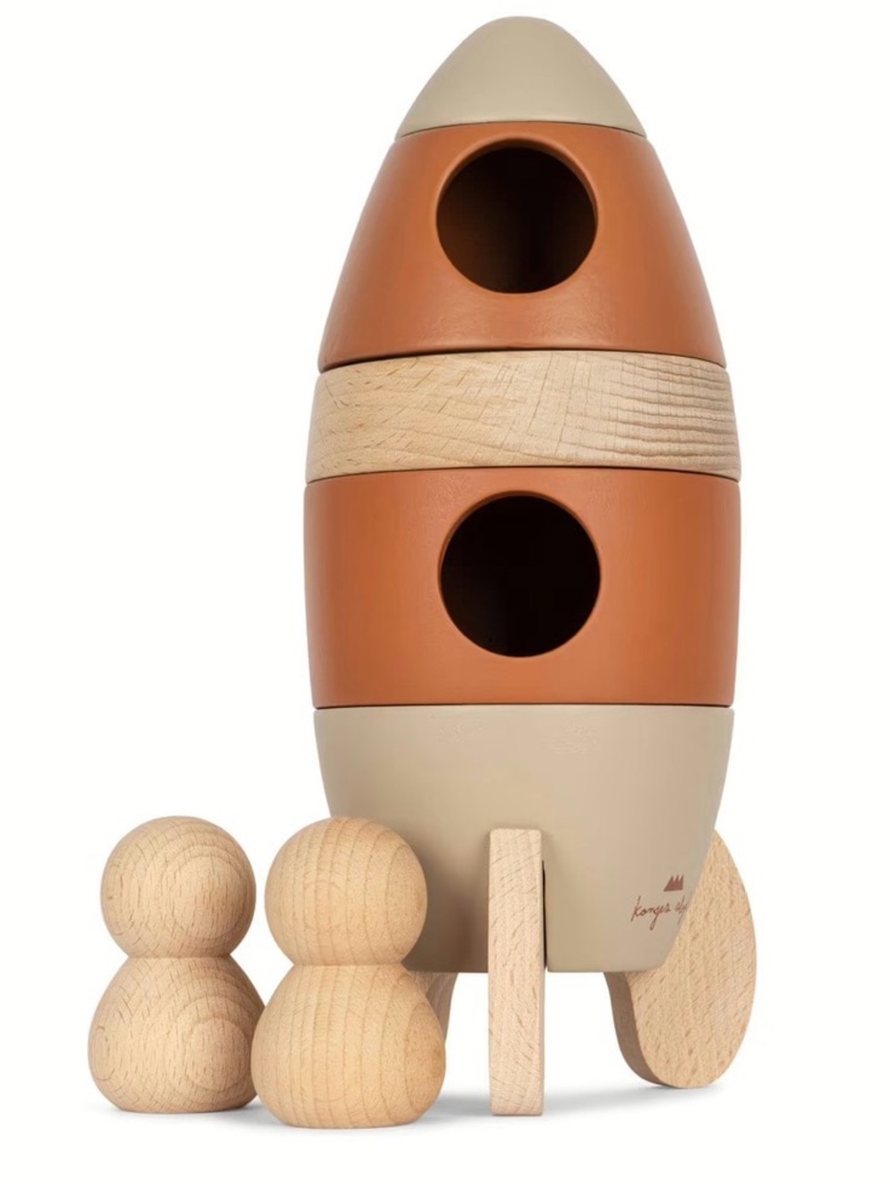 KONGES SLØJD Wooden Stacking Rocket